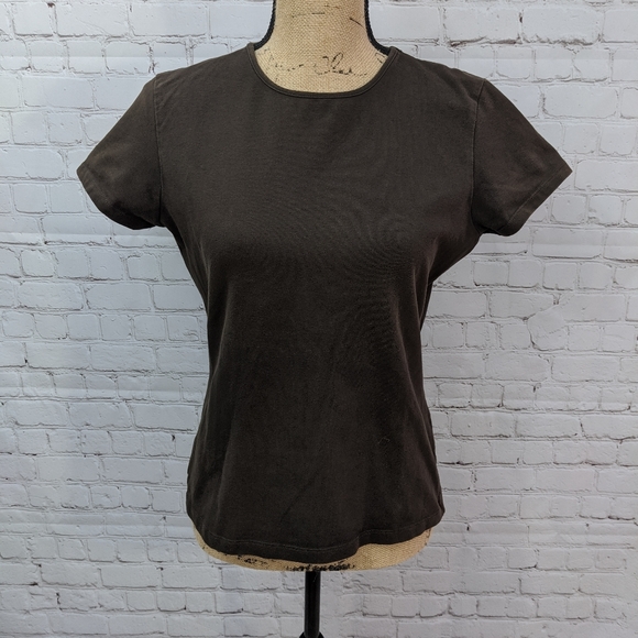 H&M Tops - H&M Basic Brown Tee